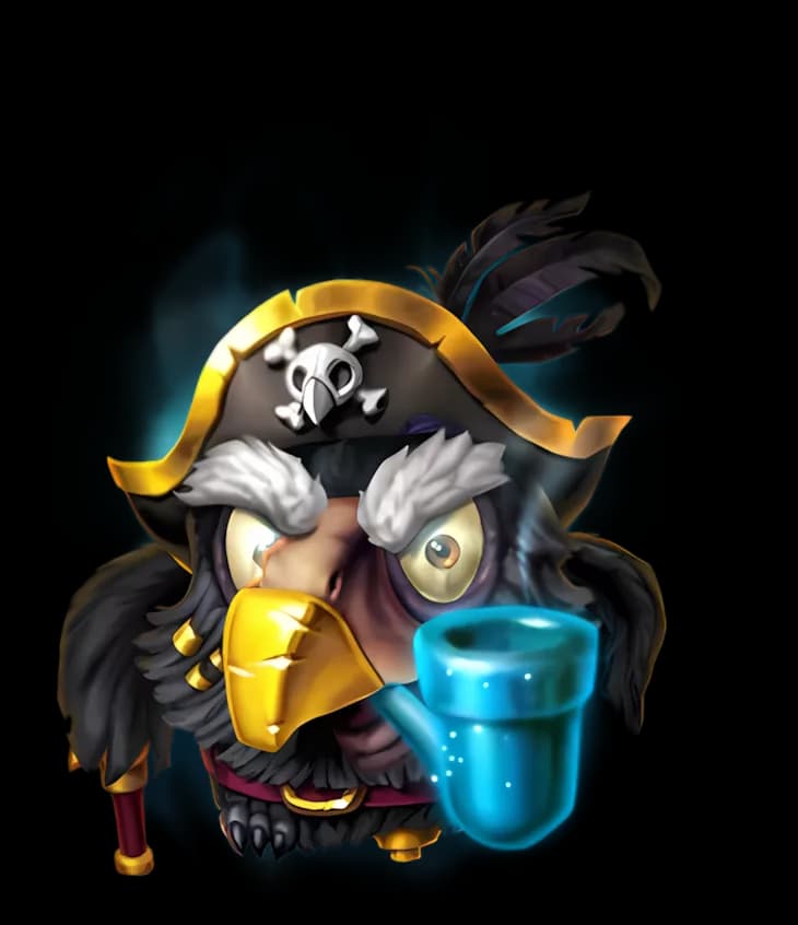 Captain Blackfeather från Pirots 5.